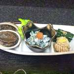 どんまい - 2012.1.  突き出し3種盛り