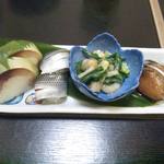 どんまい - 2012.2.  突き出し3種盛りその2（二人前）