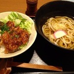 TAMAMIYA - 日替わりセット（ユーリンチー丼、素うどんセット）