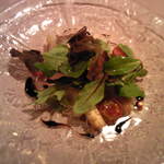 オテル ドゥ キタオカ - 前菜・真鯛のマリネ、ホワイトアスパラのロースト