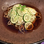 玄 - すだち蕎麦セット：すだち蕎麦