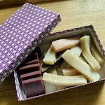 二葉家菓子舗 - 「切り山椒」と「切り羊羹」