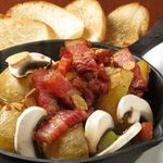 Pancetta and potato Ajillo