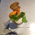 PATISSERIE ASAKO IWAYANAGI - パルフェ ジャポネ 〜柿と焙じ茶とともに〜