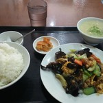 Kaseirou - 豚肉と玉子とキクラゲ炒め定食