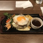 数寄屋バーグ - 月見チーズバーグ②