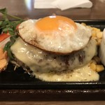 数寄屋バーグ - 月見チーズバーグ①