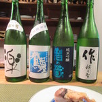 裕の輪 - この日の日本酒から、岩の蔵を