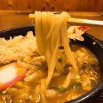 屏風山 - えび天カレーうどん 麺ツルツル