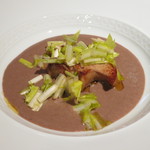 フォリオリーナ・デッラ・ポルタ・フォルトゥーナ - 二皿目の前菜　スープ  (2012/03)