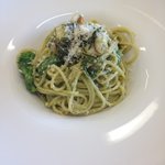 amaze - 海老と菜の花のペペロンチーノ