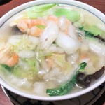 陳麻婆豆腐 - えびと野菜のスープそば