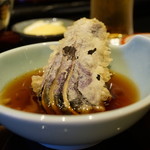 てんぷら天夜一夜 - 茄子も上手に挙げています♪（茄子好きなので）