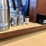 そばの神田 東一屋 - コンディメンツ。