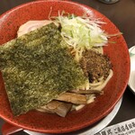 自家製太打麺 勢拉 - 油そば＋辛味20円。辛味は唐辛子です！！！笑