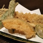 Conger eel tempura