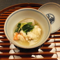 あわみ - 淡路足赤海老吉野煮　海老芋