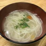 まんねん - 金時鯛しゃぶしゃぶ〆のにゅうめん