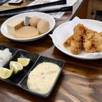 Kakiyaki Shirayama - おでんと牡蠣フライ
