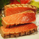 繁すし - お造り盛り合わせ（トロタタキ）