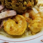 ラーメン巌哲 - ゲリラ限定　野菜キーマの海老和え麺　10食限定