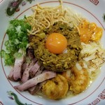 ラーメン巌哲 - ゲリラ限定　野菜キーマの海老和え麺　10食限定