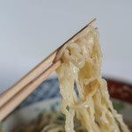中村製麺所 - "平打饂飩（ひらうちうんどん）"、全粒粉（ひきぐるみ）の切麪（きりむぎ）