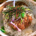 Obanzai Sakaba Niiyama - ゴマ油明太子のっけ飯