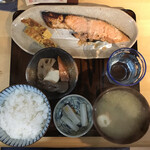 宮戸 - 宮戸（ミヤト）　銀鮭の粕漬焼定食 ¥880(税込)