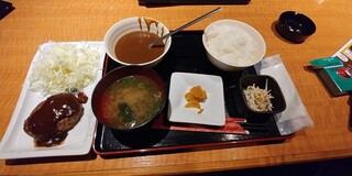 Uotami - デミハンバーグ定食