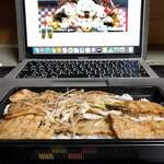 吾助 - 豚バラ弁当…500円（※お新香なし）