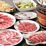 [Genghis Khan (Mutton grilled on a hot plate) special selection set]