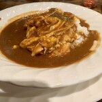 カフェ ド バンフ - チーズエッグカレーセット1000円