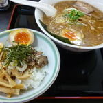 愛と情熱のらーめん屋 皐月亭 - こってり醤油らーめん