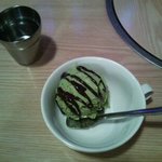 Tonsai - 抹茶アイス　on チョコレート