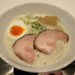 僕家のらーめん おえかき hanare - ふわまる塩ラーメンです☆　2019-1122訪問