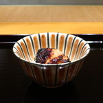 日本料理 幸庵 - むかごの飯蒸し 鶏の麹漬け焼き乗せ