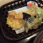 川市 - 天ぷら　エビ、ナス、カボチャ、シシトウ