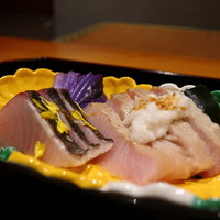 日本料理 幸庵 - 鰆炙り、鰤トロ藁焼きアップ