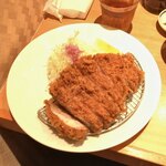 とんかつ檍 - ●特ロースかつ定食¥2000税込（御飯、味噌汁、お新香付き）・大盛りライス¥100税込増し