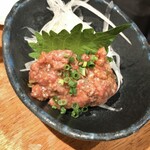 恵比寿横丁 肉寿司 - ●馬わさ¥490税別