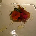 タニーチャ - 前菜１ 長崎産ゴンアジと北海シマエビのサラダ仕立て(2012.3)