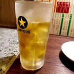 大安ホルモン - 緑茶ハイ 290円