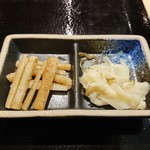 日本橋 天丼 金子半之助 - 漬物