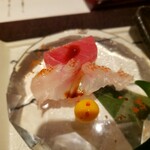 焼肉 強小亭 銀座 - 本マグロとキンキ