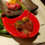 焼肉 強小亭 - 鰻の山椒煮