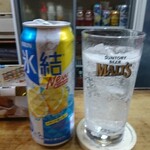 伊勢屋酒店 - 氷結レモンロング。