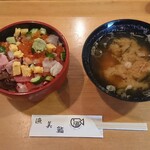 漁美鮨 - バラちらしランチ