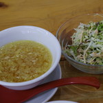 食楽命泉 門福 - スープ、サラダ