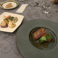 オーベルジュメソン - 宝牧場 牛ロース肉のステーキ